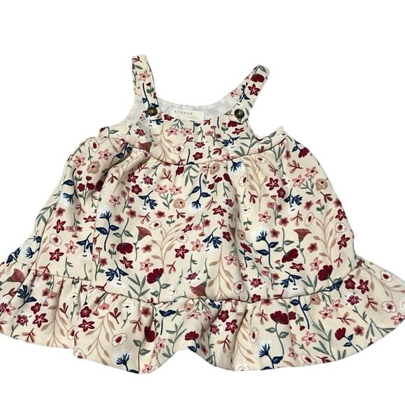 Btween baby Ruffle Floral Maxi dress with colorful floral print- Size 12 months - Picture 1 of 5